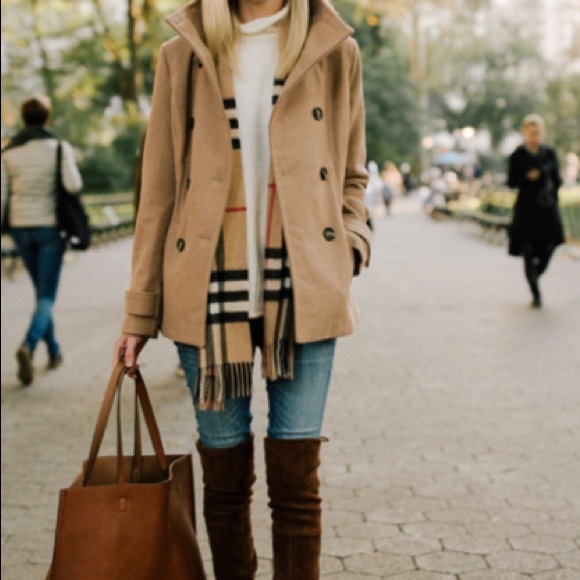 GAP Jackets & Blazers - Gap wool camel beige pea coat